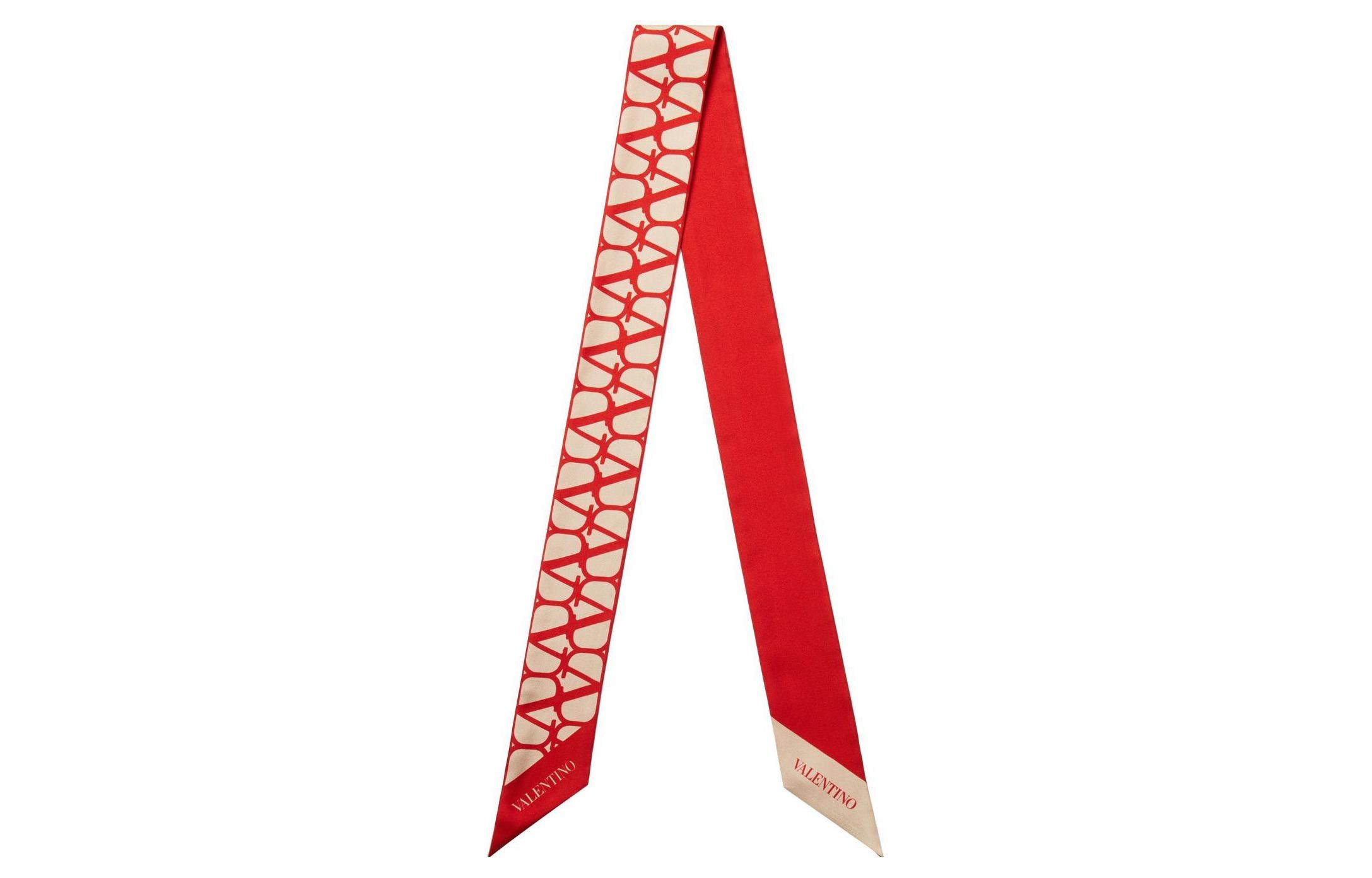 

Valentino Шелковый платок для женщин, красный