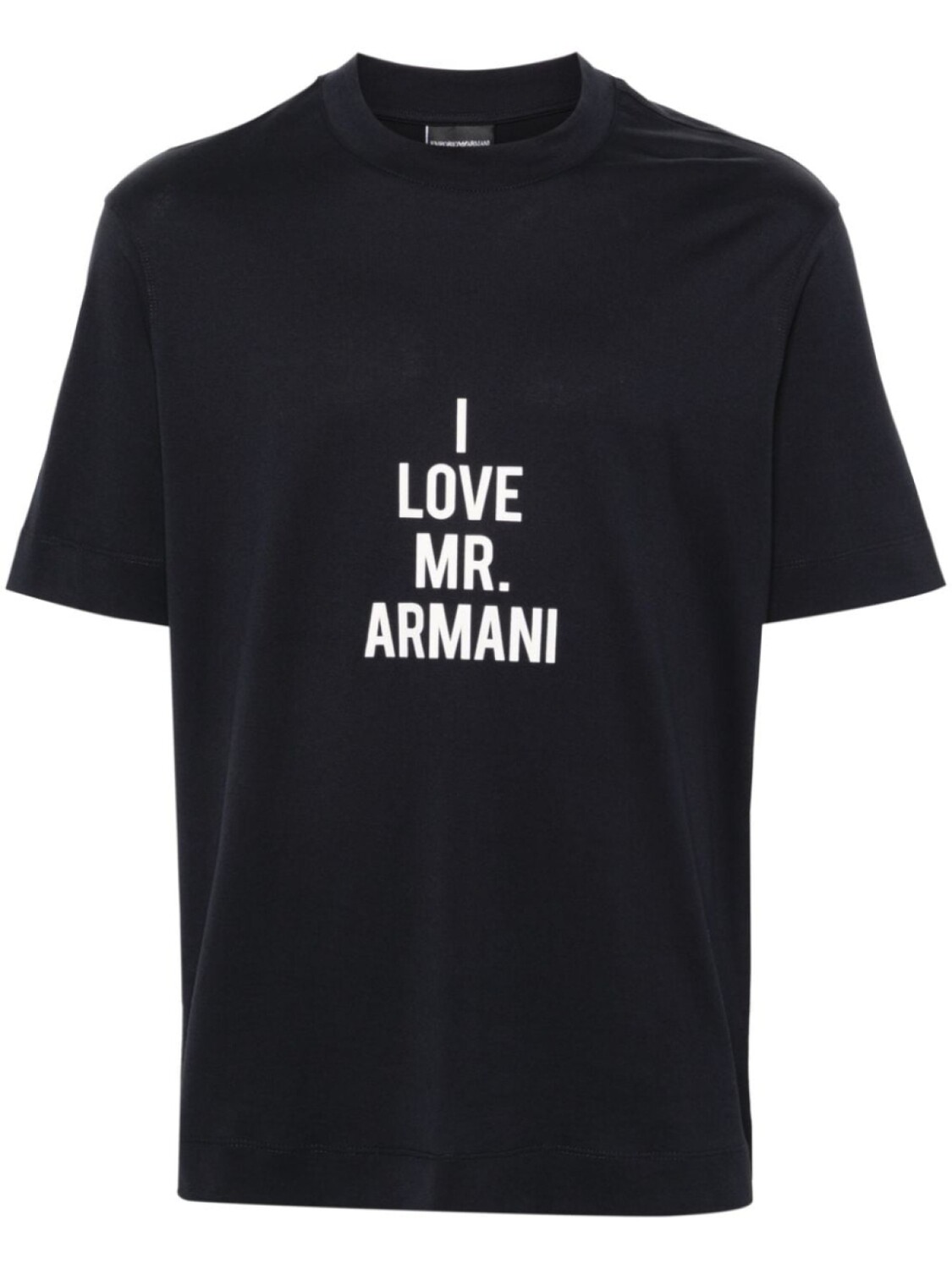 

Emporio Armani футболка I love Mr Armani, синий