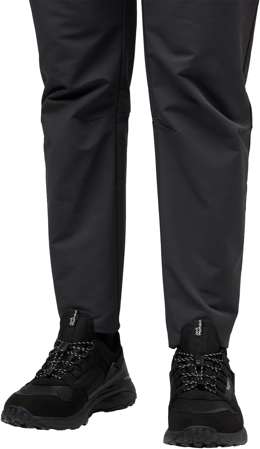 Мужские кроссовки для ходьбы Jack Wolfskin Dromoventure Athletic Texapore Low M, черный — фото 2