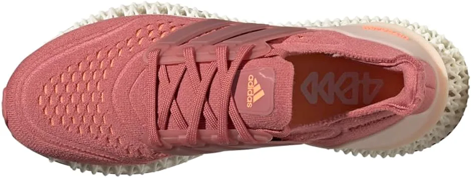Мужские беговые кроссовки Adidas Ultra 4Drwd, красный/металлик/оранжевый — фото 4
