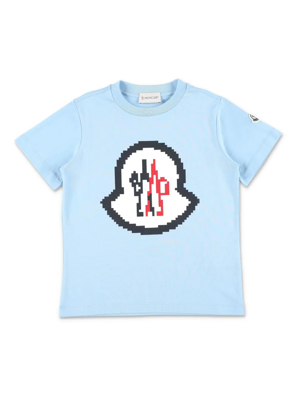 

Футболка с логотипом Moncler Enfant, синий