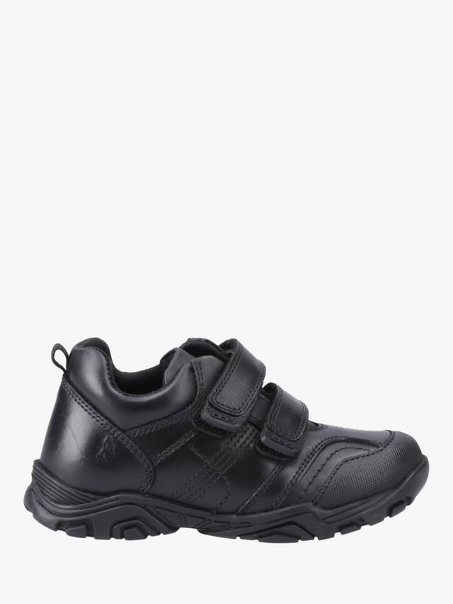 

Детские кожаные школьные туфли Leroy для малышей Hush Puppies, Black