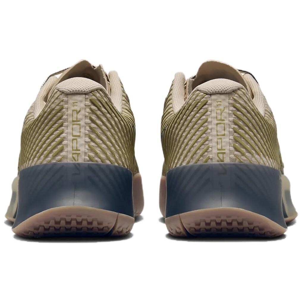 Кроссовки Nike Court Vapor Tennis Shoes Men Low-top Sanddrift/Thunder Blue/Gum Medium Brown/Metallic Gold, синий — фото 3