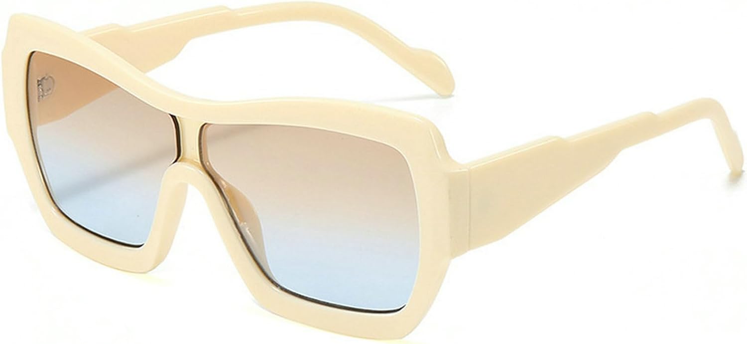 

Большие квадратные солнцезащитные очки для женщин в стиле ретро, ​​черные с леопардовым принтом, винтажные солнцезащитные очки для женщин и мужчин с градиентным переходом цвета mincl, Beige