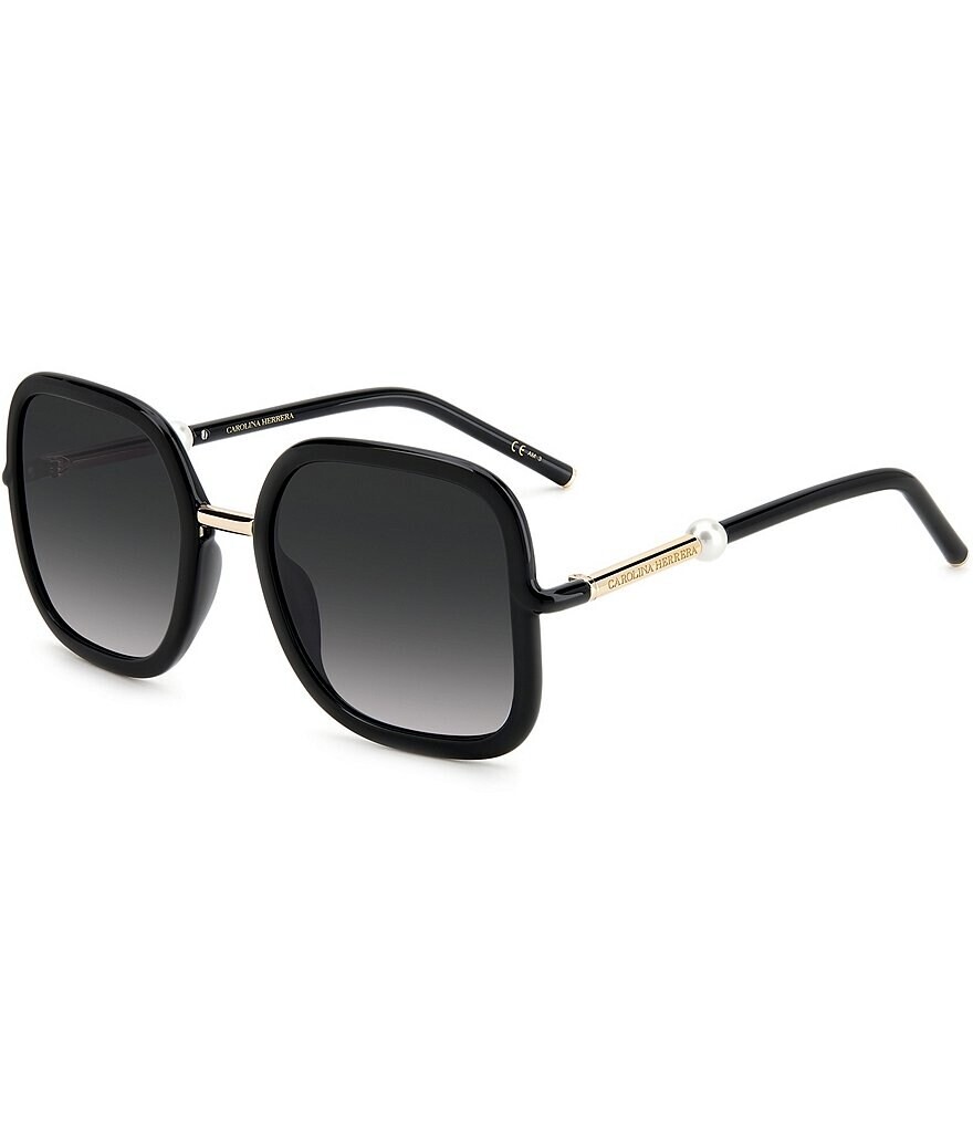 

Carolina Herrera Женские квадратные солнцезащитные очки HER0078GS 55 мм, черный