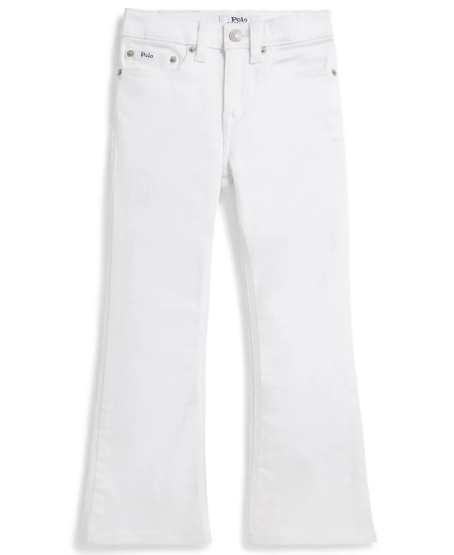 Джинсы-клеш из эластичного денима для девочек, размеры 2T-6X Polo Ralph Lauren, Kindal Wash