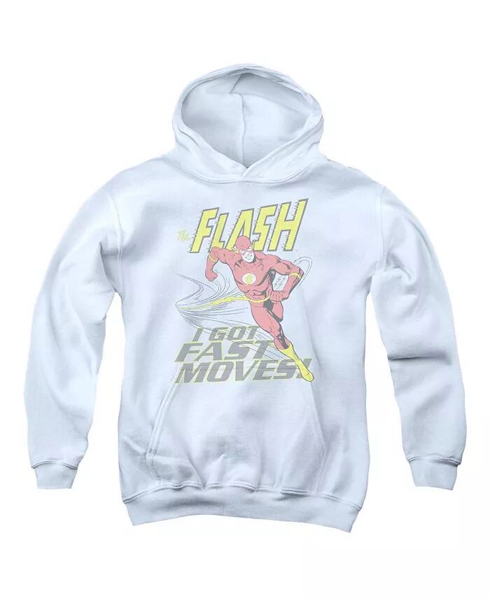 

Dc Youth DC Comics Flash Fast Moves Pull Over Hoodie / Толстовка с капюшоном, белый