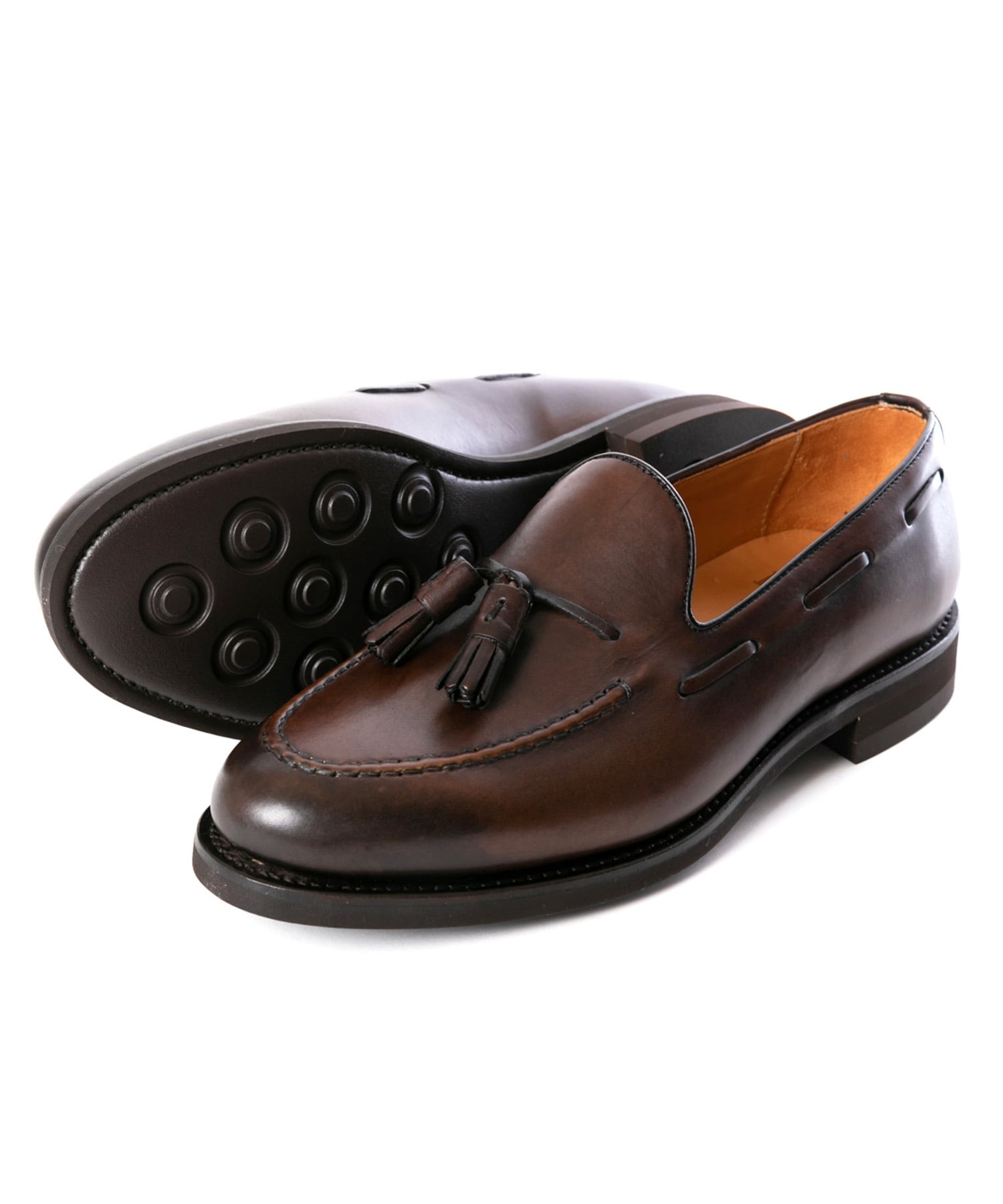 Лоферы с кисточками Berwick1707, Dark Brown — фото 2