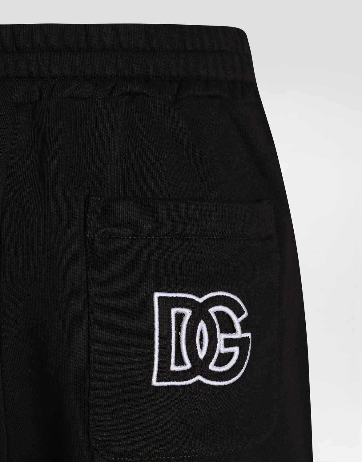 Флисовые шорты с вышивкой dg Dolce & Gabbana, черный — фото 3