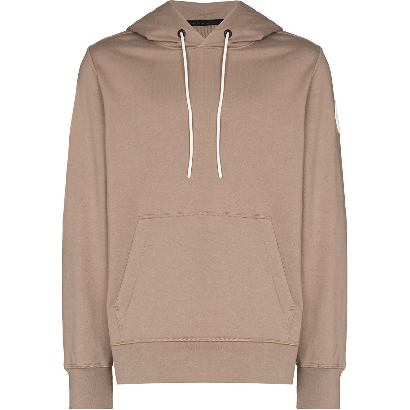 

Худи из хлопка huron Canada Goose, хаки