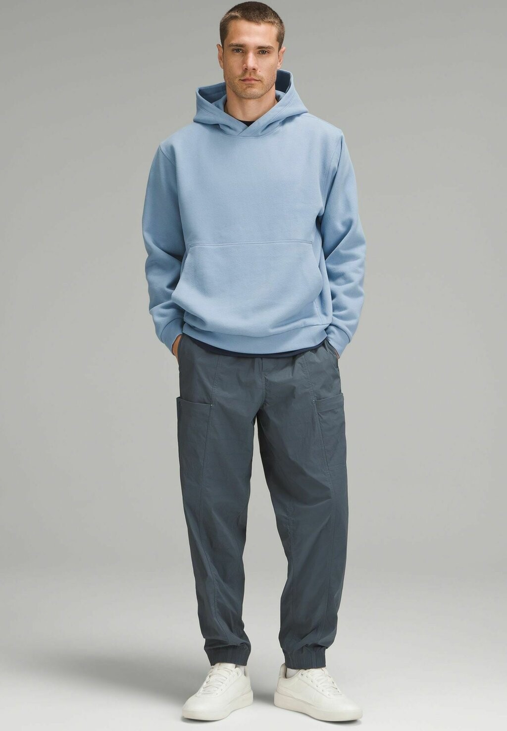 

Толстовка с капюшоном STEADY STATE lululemon, синий