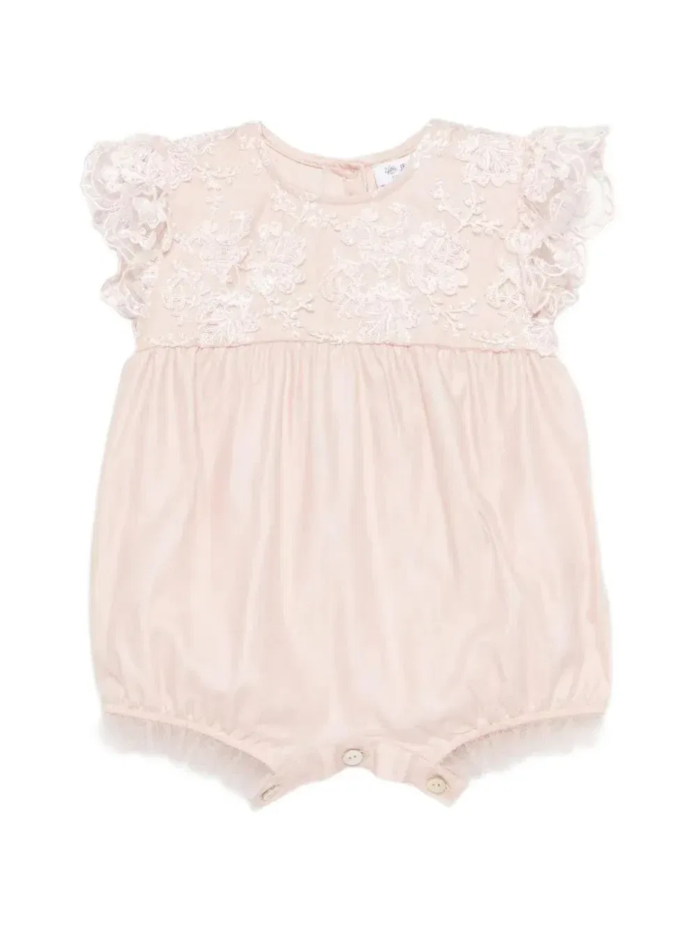 Боди из кружев с цветочным узором Jesurum Baby, розовый
