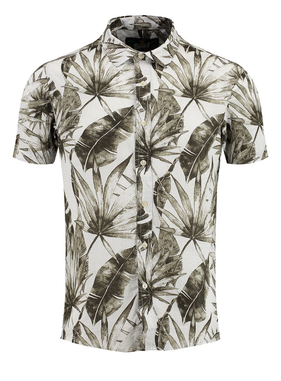 

Рубашка на пуговицах классического кроя Key Largo, цвет Khaki/Light green