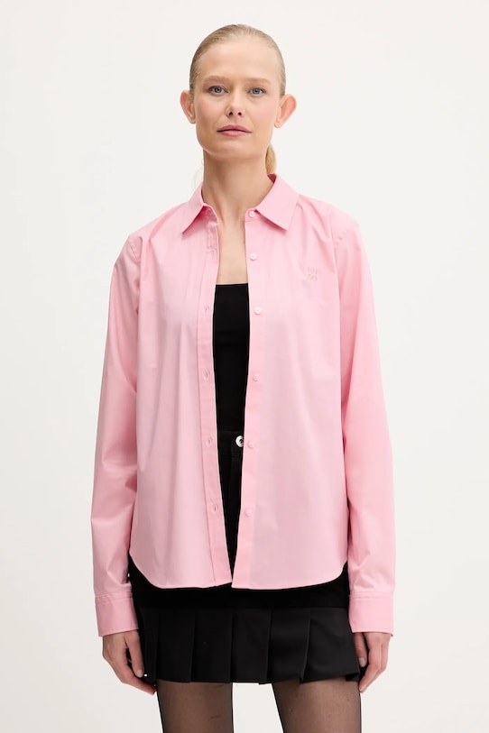 

Рубашка the essential shirt HUGO, розовый