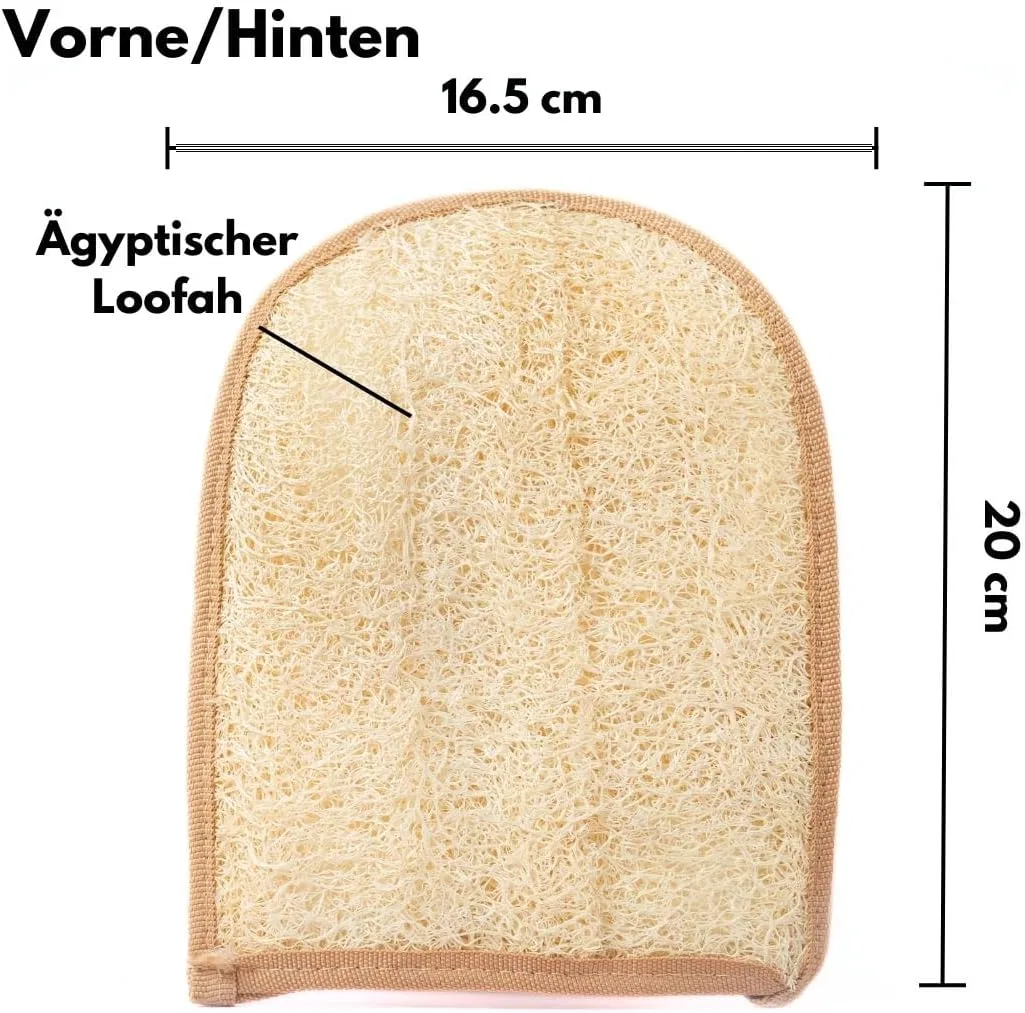 Натуральная египетская мочалка-перчатка от Loofahcrafts Loofah Crafts — фото 4