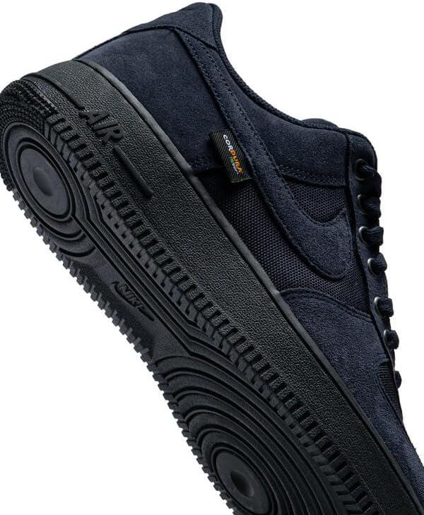 Кроссовки NIKE Mens Air Force 1 '07, Dark Obsidian Dark Obsidian Black — фото 4