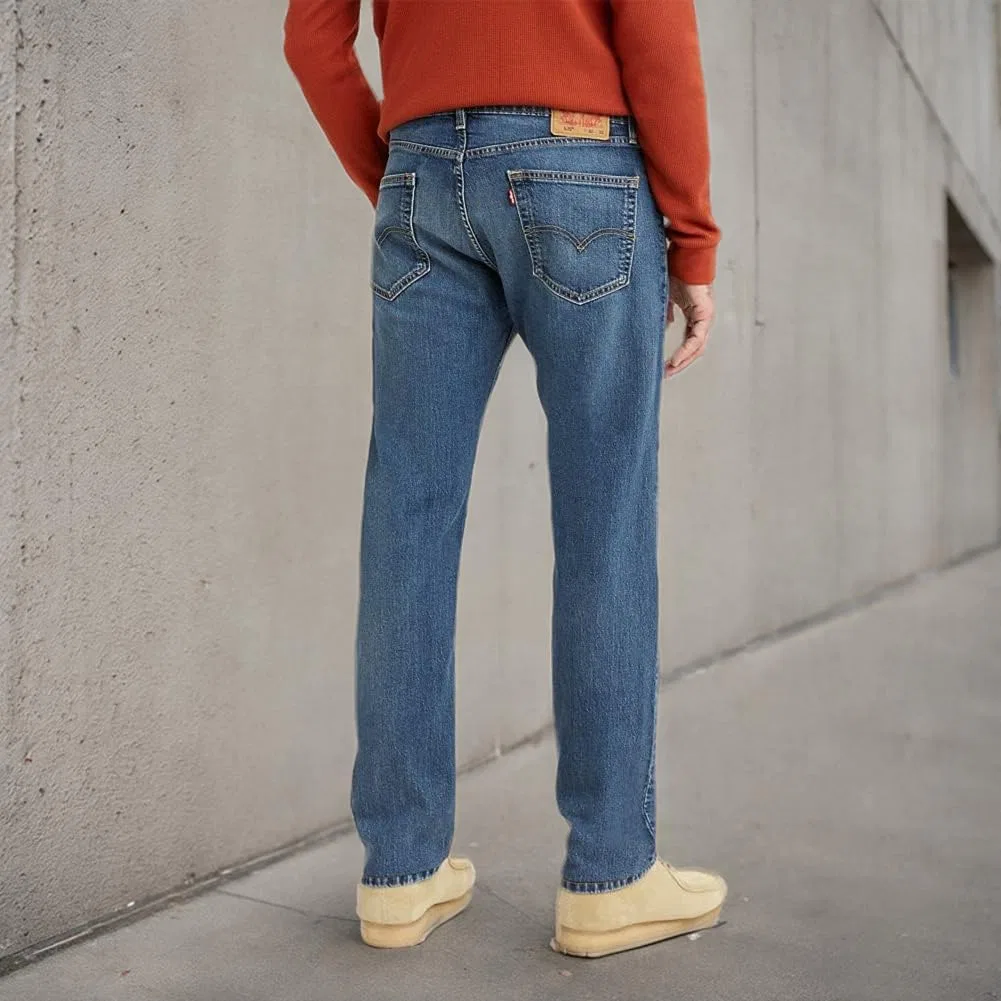 Джинсы Levi's 505 Glowing Medium Indigo — фото 3