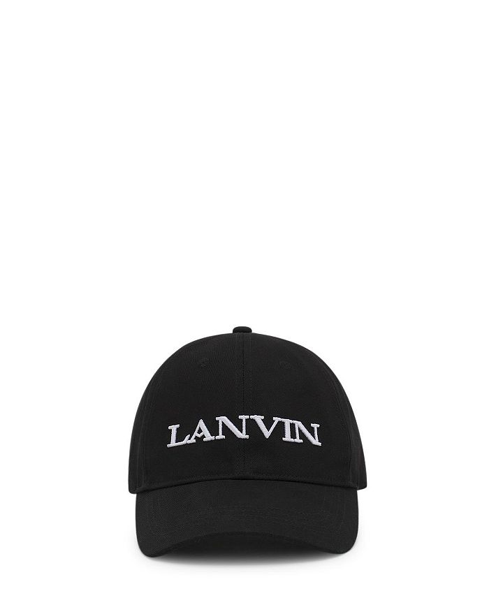 

Хлопковая кепка Lanvin, черный