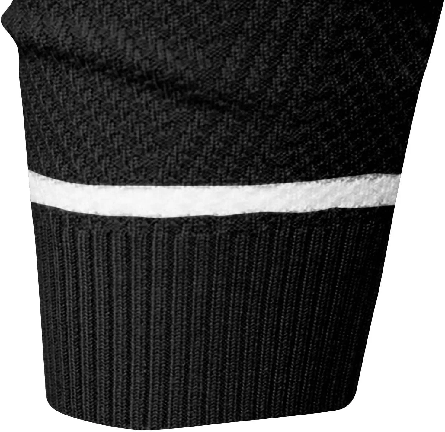 Свитер мужской осенний Slim Fit с длинным рукавом и полоской — фото 2