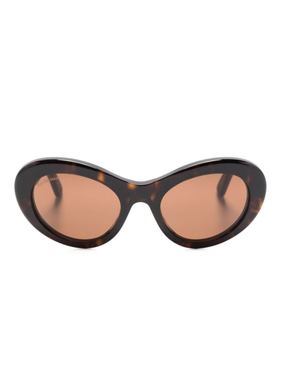 

Balenciaga Eyewear солнцезащитные очки в круглой оправе с логотипом, коричневый