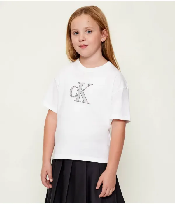Футболка regular fit Calvin Klein Jeans, белый