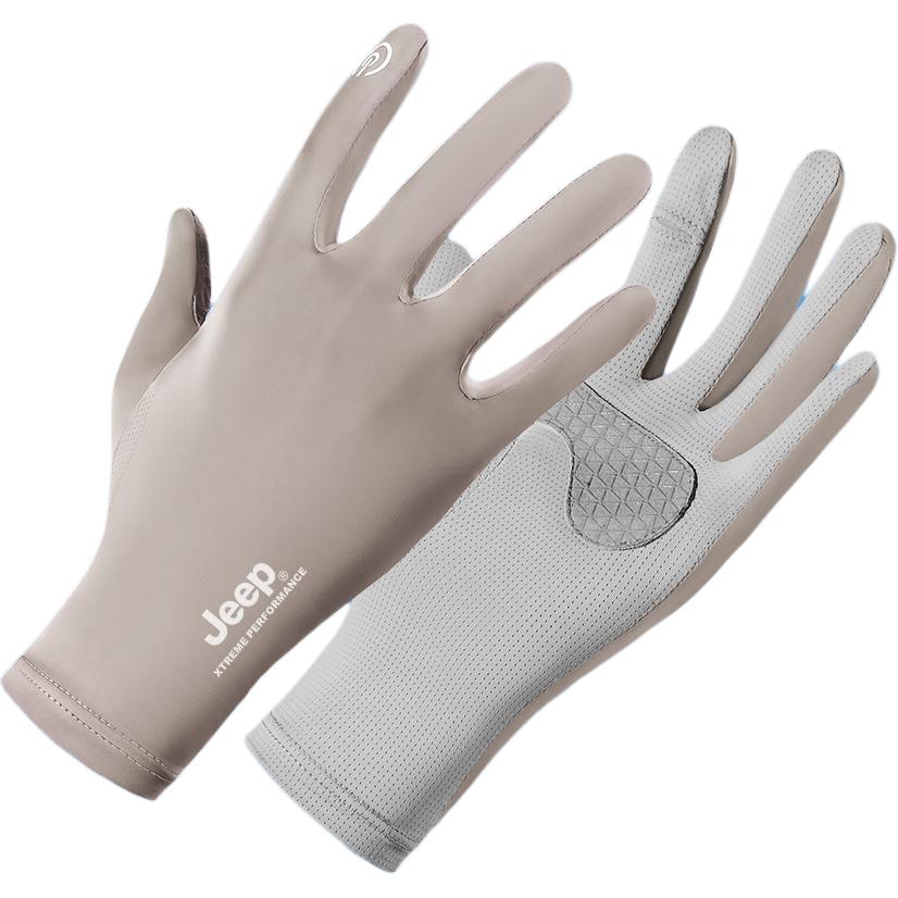 

Полиамидные солнцезащитные перчатки Unisex Jeep, светло-розовый