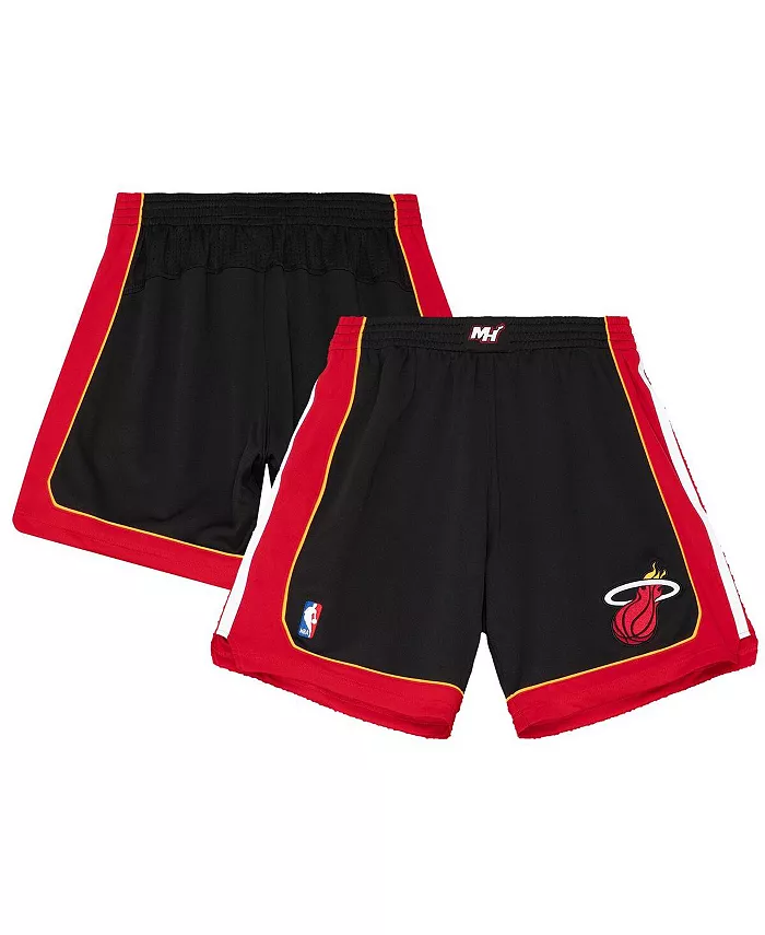 

Мужские шорты Miami Heat 2012-13 Hardwood Classics Road Replica, черные Mitchell & Ness