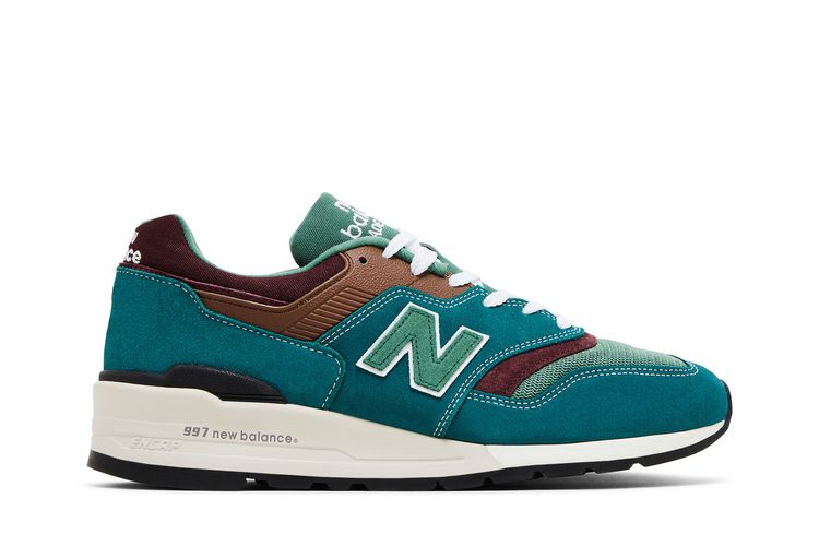 

Кроссовки New Balance Teddy Santis x 997 Made in USA Vintage Teal Jade, бирюзовый