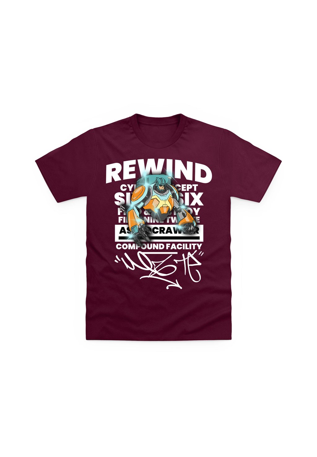

Футболка с принтом MATT KEELING REWIND Henry Tiger, бургундия