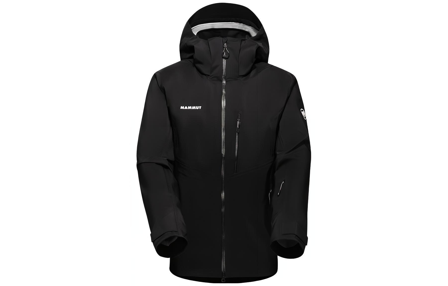

Мужской лыжный топ Stoney MAMMUT, черный/белый