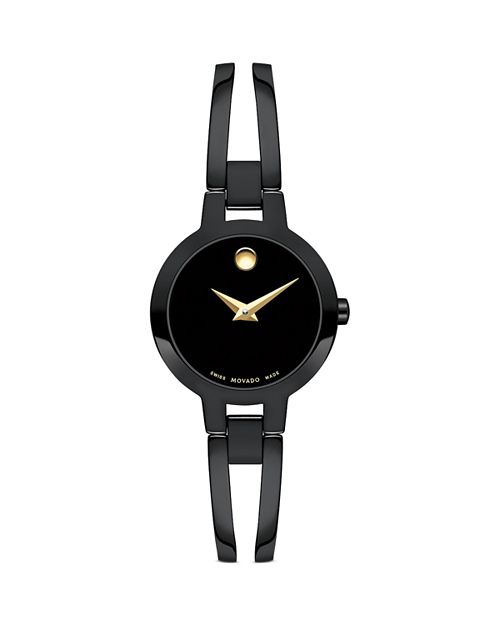 

Часы Amorosa из нержавеющей стали с черным PVD-покрытием, 24 мм Movado, цвет Black