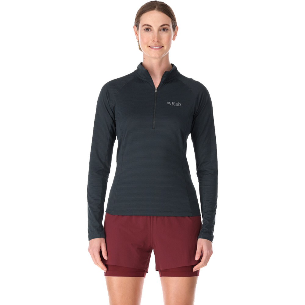 

Спортивный топ Rab Sonic Zip Neck Long Sleeve, серый