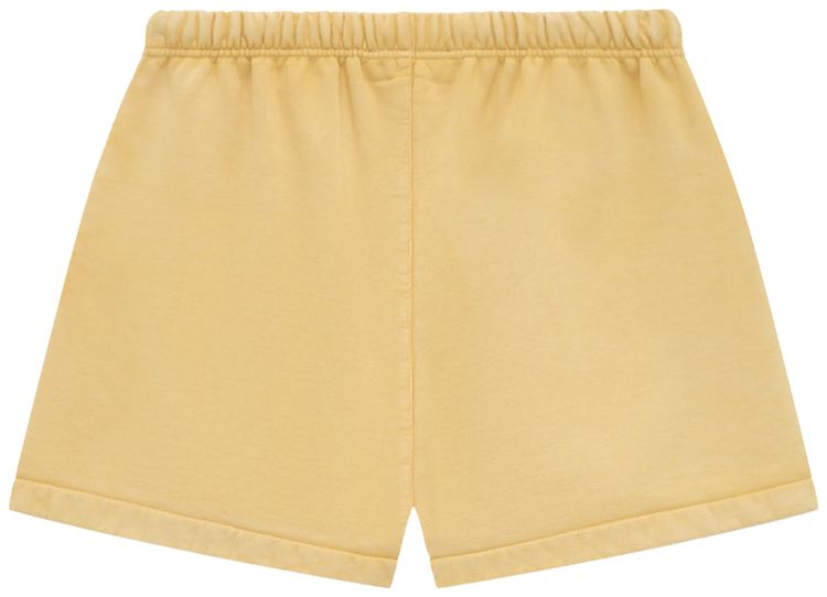 Шорты Fear of God Essentials Heavy Fleece Soccer Short 'Amber', желтый — фото 2