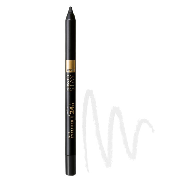 

Водостойкая гелевая подводка для глаз Avon Power Stay - белая