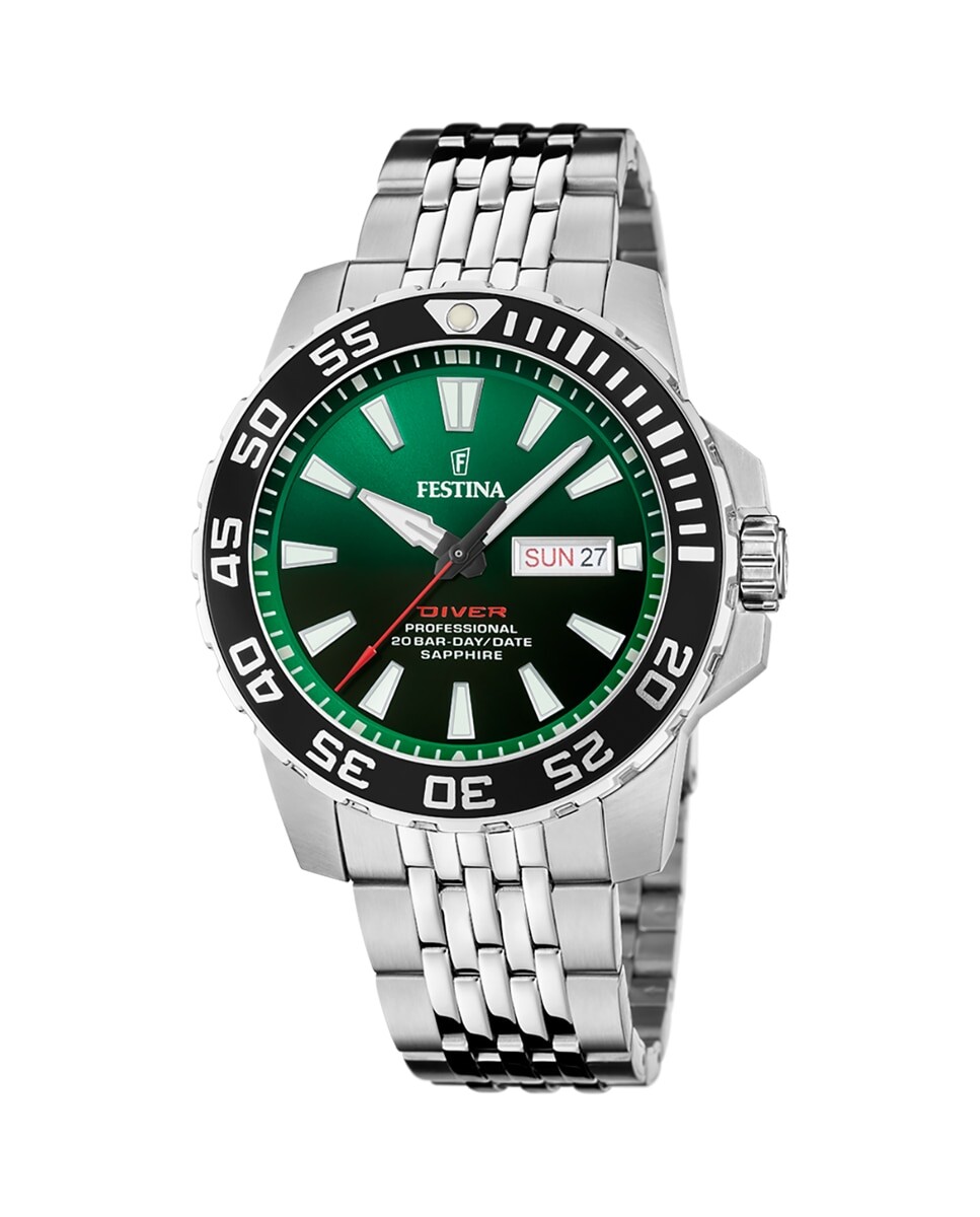 

F20661/2 The Originals мужские часы из серебряной стали Festina, серебро