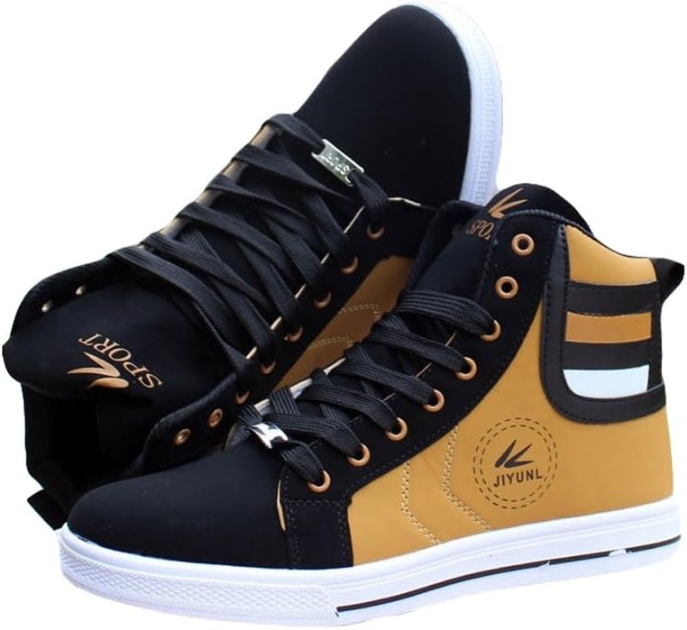 

Мужские модные повседневные кроссовки King Ma: высокие спортивные ботинки-кроссовки, золотой