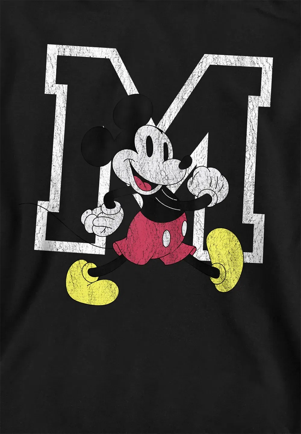 Детская худи Mickey Mouse Classic Walk, черная, Disney, черный — фото 2