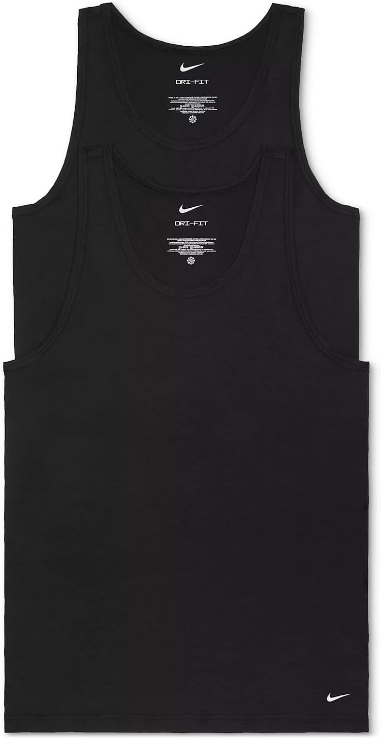 

Комплект из двух мужских облегающих маек Nike Essential Stretch, Black