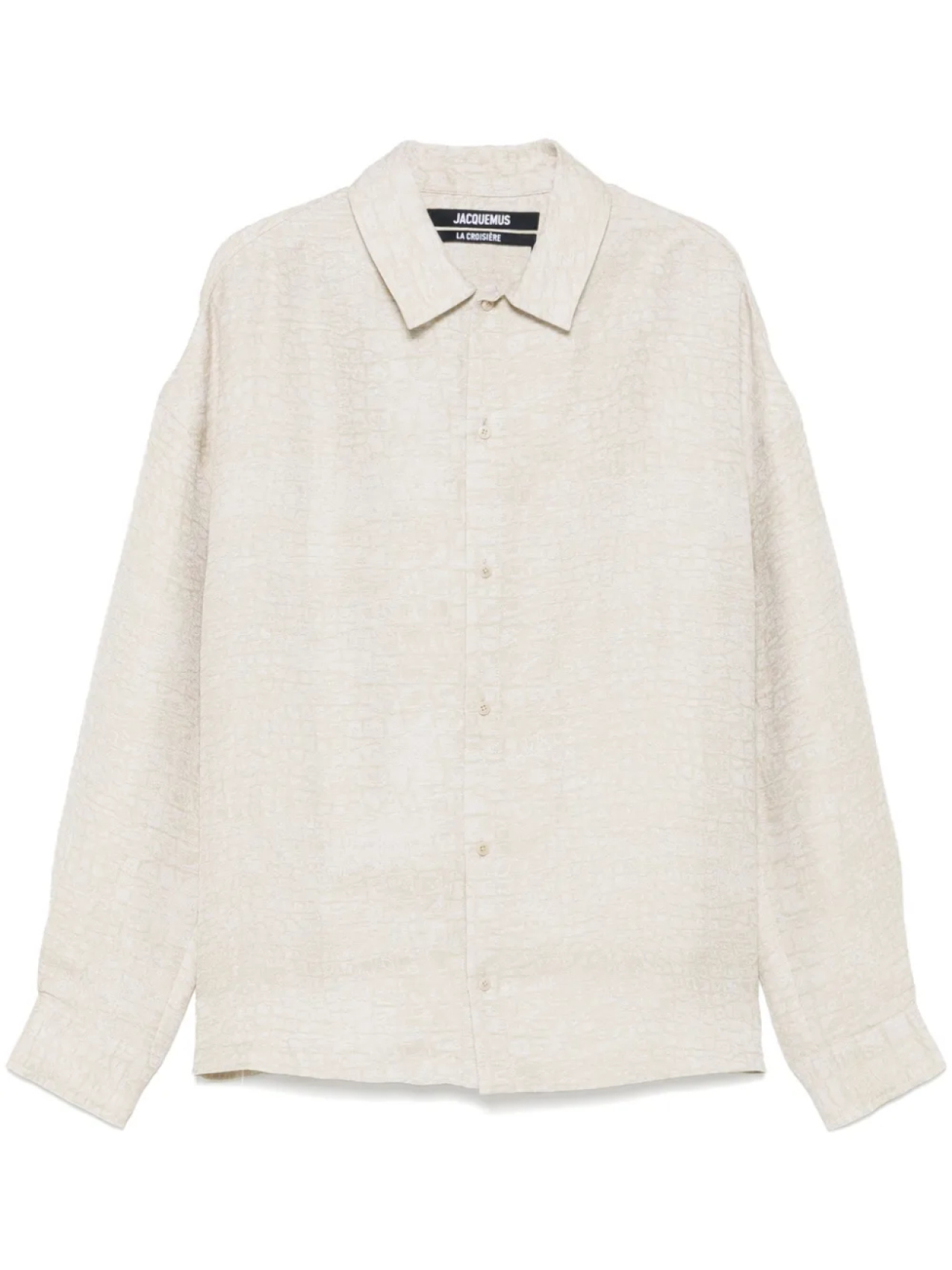 Рубашка Jacquemus The Atelier, нейтральный