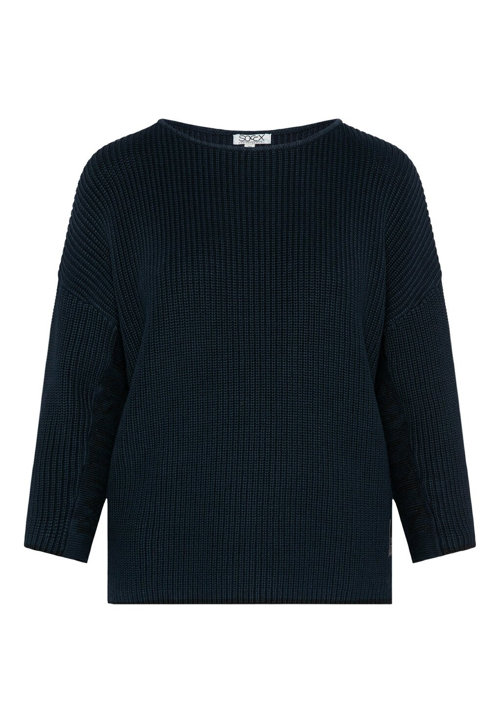 

Джемпер MIT INTARSIA DESIGN Soccx, темно-синий