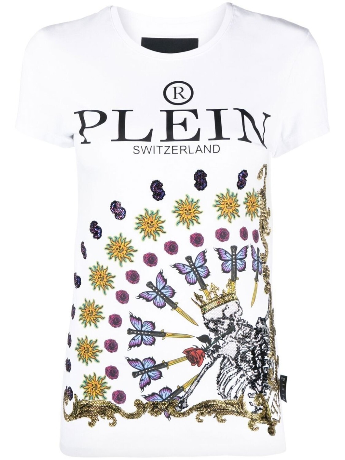 

Philipp Plein футболка Sexy Pure Skeleton, белый