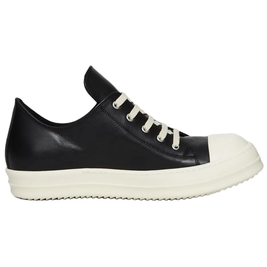 RICK OWENS Кроссовки RO Temple Extreme Low Top Skateboard Shoes 3.5cm мужские Black — фото 3