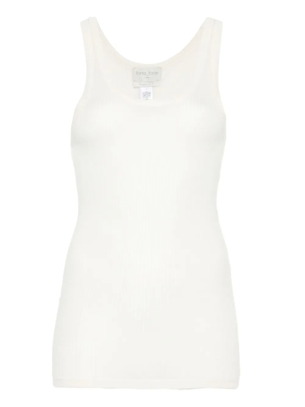 

Топ в рубчик Forte Forte, белый