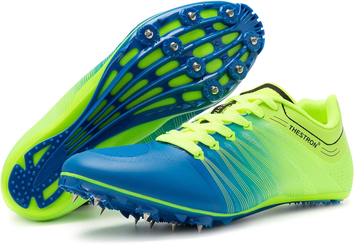 

Легкоатлетические кроссовки Zakey для мужчин, женщин и детей, шиповки для бега, прыжков и соревнований, профессиональные беговые шиповки для девочек и мальчиков, зеленый