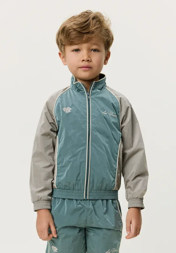 Куртка Les Deux Shiny crisp track light jacket, чайно-зеленый