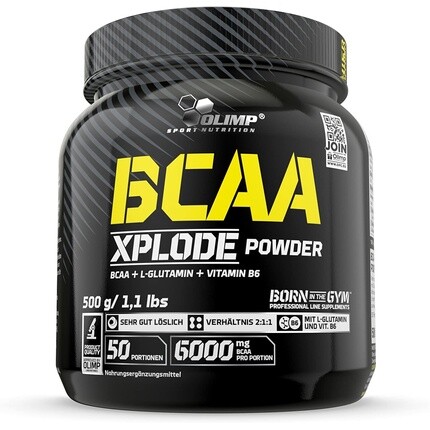

Порошок Bcaa Xplode с аминокислотой и витамином B6 со вкусом лимона, 500 г, Olimp