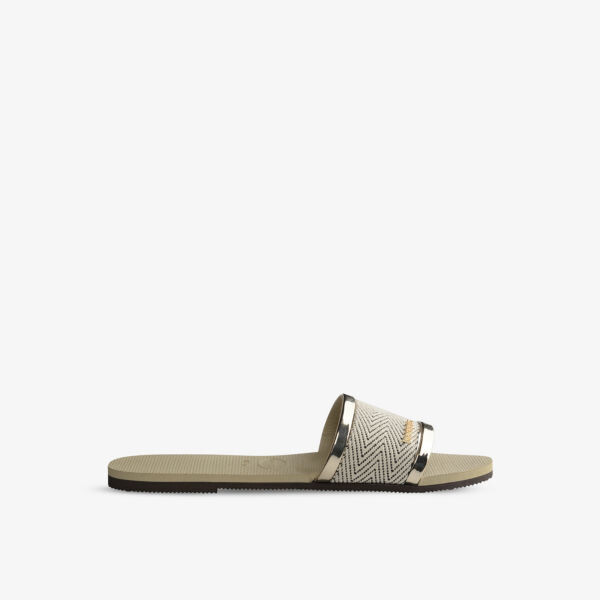 Сандалии резиновые trancoso Havaianas, бежевый
