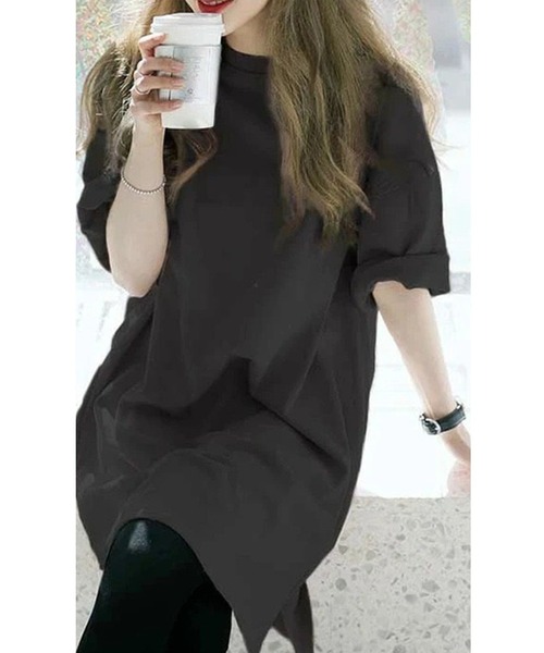 

Туника с коротким рукавом NinaetLina, розовый