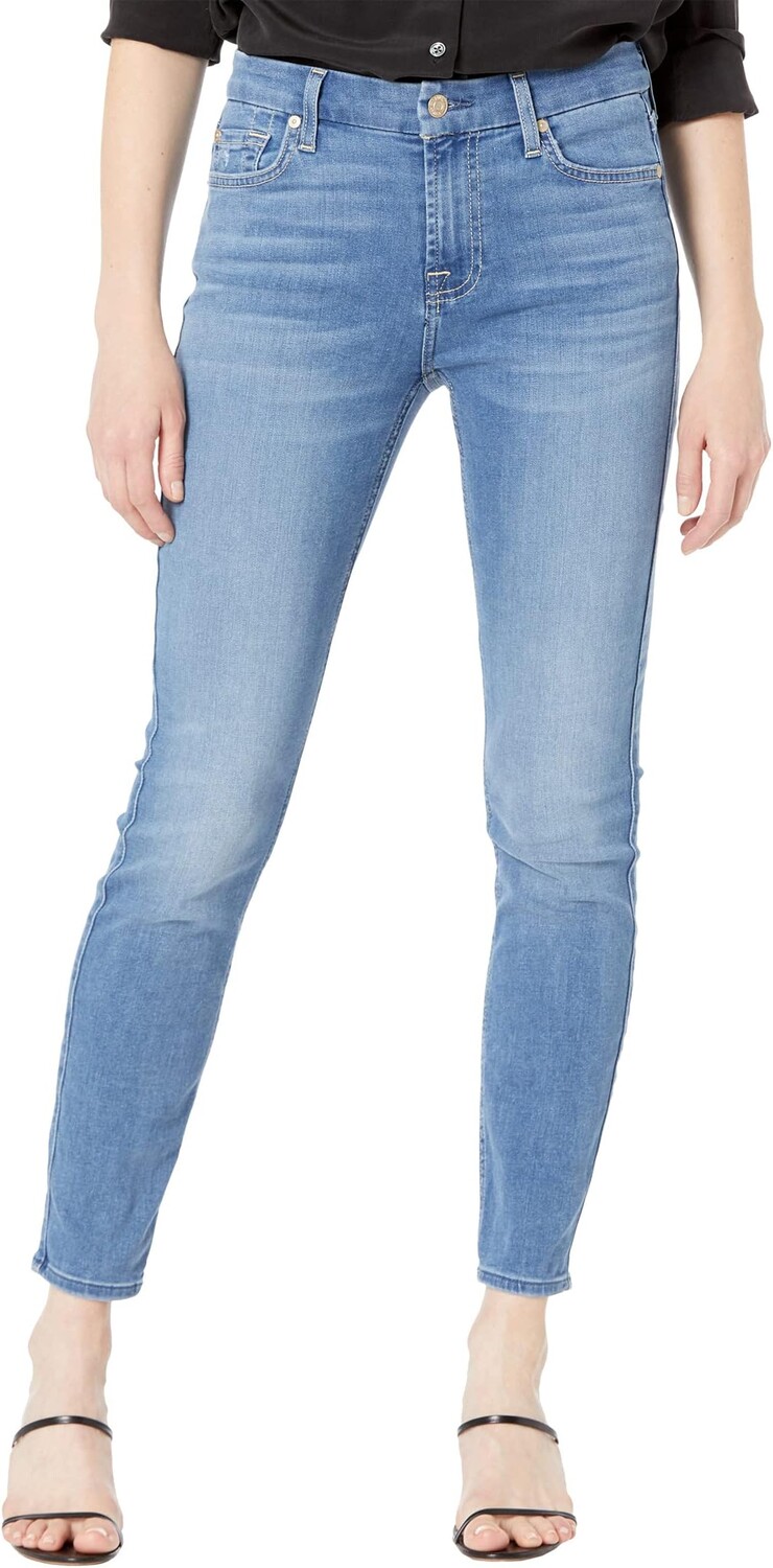 

Джинсы 7 For All Mankind The Ankle Skinny in Serenity, цвет Serenity