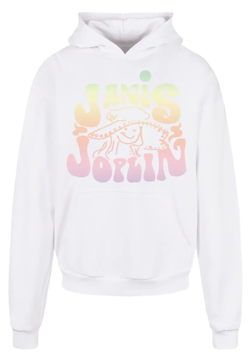 

Толстовка F4NT4STIC "PLUS SIZE Janis Joplin Pastel Logo", принт, белый